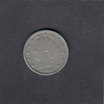 Beschrijving: 5 Cent LIBERTY